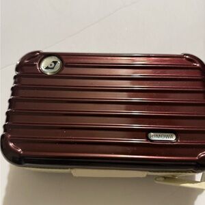RIMOWA Burgundy Toiletry Hard Case Organizer